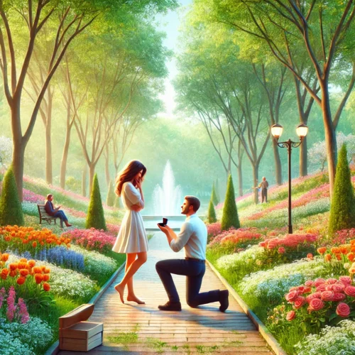 הצעת נישואין בפארק